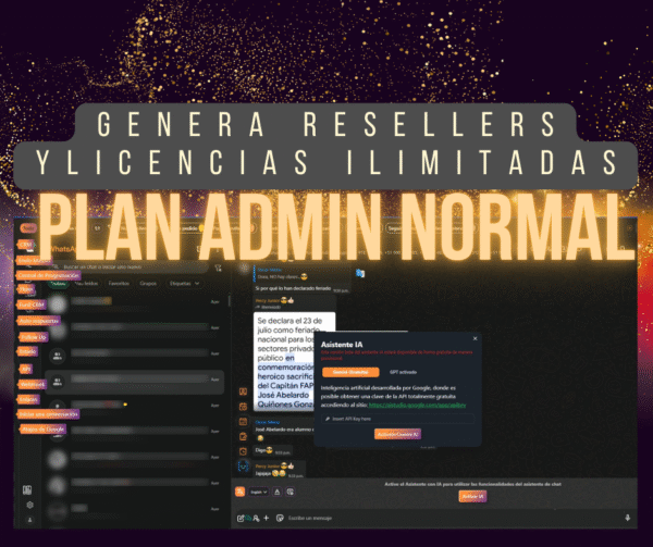 EasyCRM extension whastapp (Super admin, dominio propio, multinivel ilimitado)